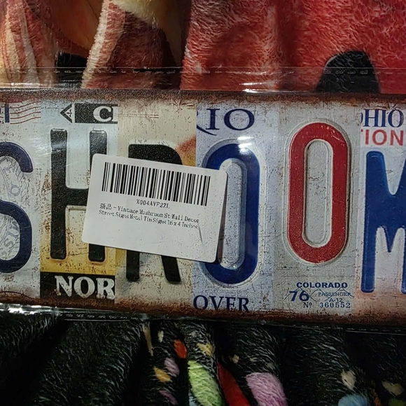 Colorful License Plate Wall Art - Picture 2 of 2